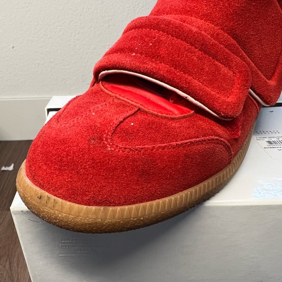 Maison Margiela Double Strap Future Low (Red Suede) Size 10 (44eu) - Picture 9 of 9